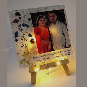 Rakhi Resin Mini Frame | Raksha Bandhan Eternal Bond Rakhi Resin Frame