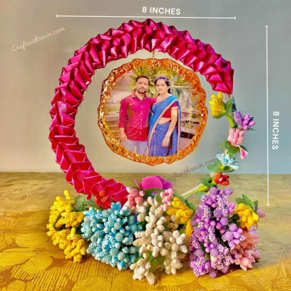 Custom Resin Photo Memory Wreath