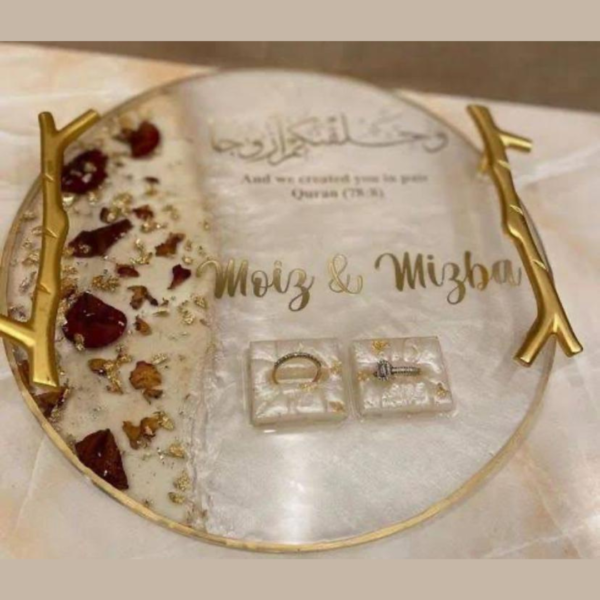 Divine Union Resin Ring Platter