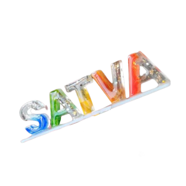 Custom Multicolor Resin Nameplate