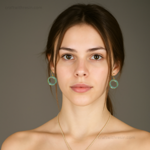 Unique Resin Earrings