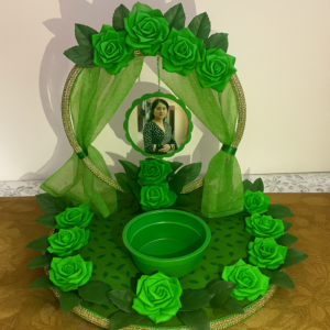 customized Mehndi platter