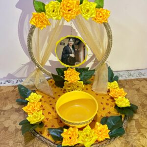Customized Haldi Platter
