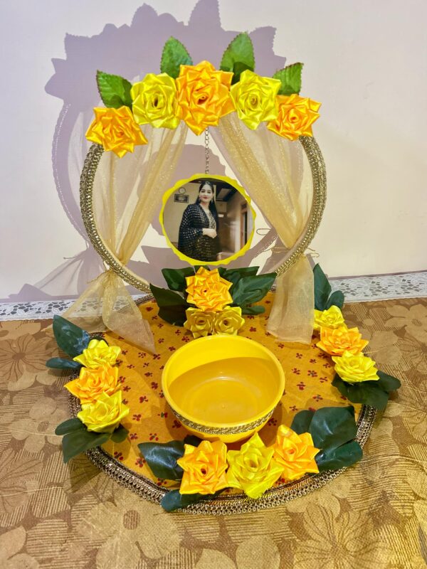 Customized Haldi Platter