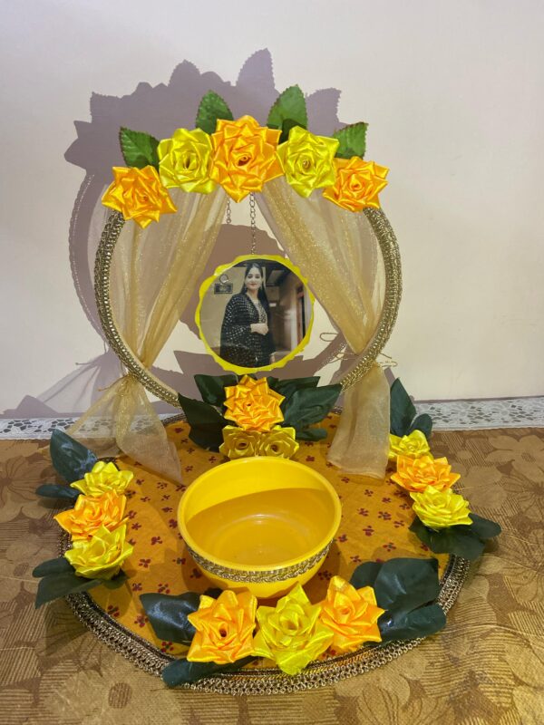 Customized Haldi Platter