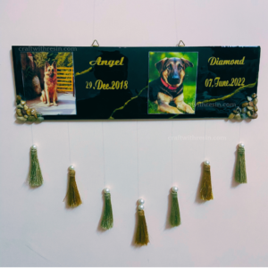 Custom Pet Memorial Resin Nameplate