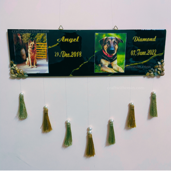 Custom Pet Memorial Resin Nameplate