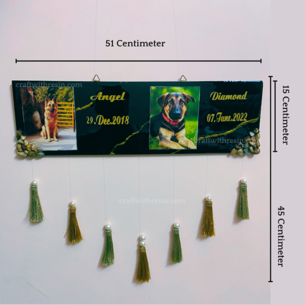 Custom Pet Memorial Resin Nameplate