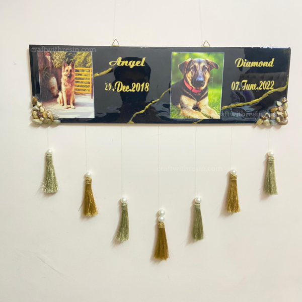 Custom Pet Memorial Resin Nameplate
