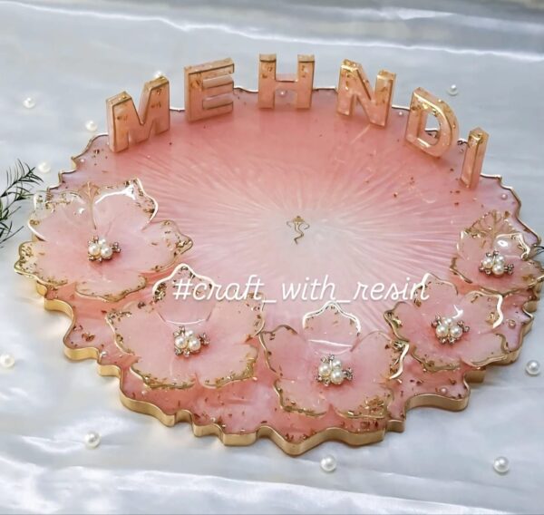 customized Mehndi platter