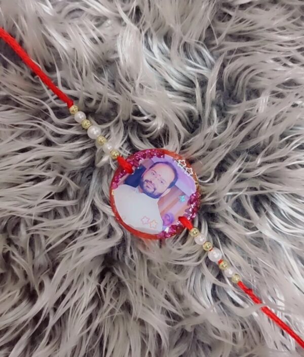 Resin Customized Picture Rakhi